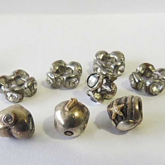 Vintage PANDORA Bracelet with 14k Gold Clasp and Many Charms - Picture 5 of 8